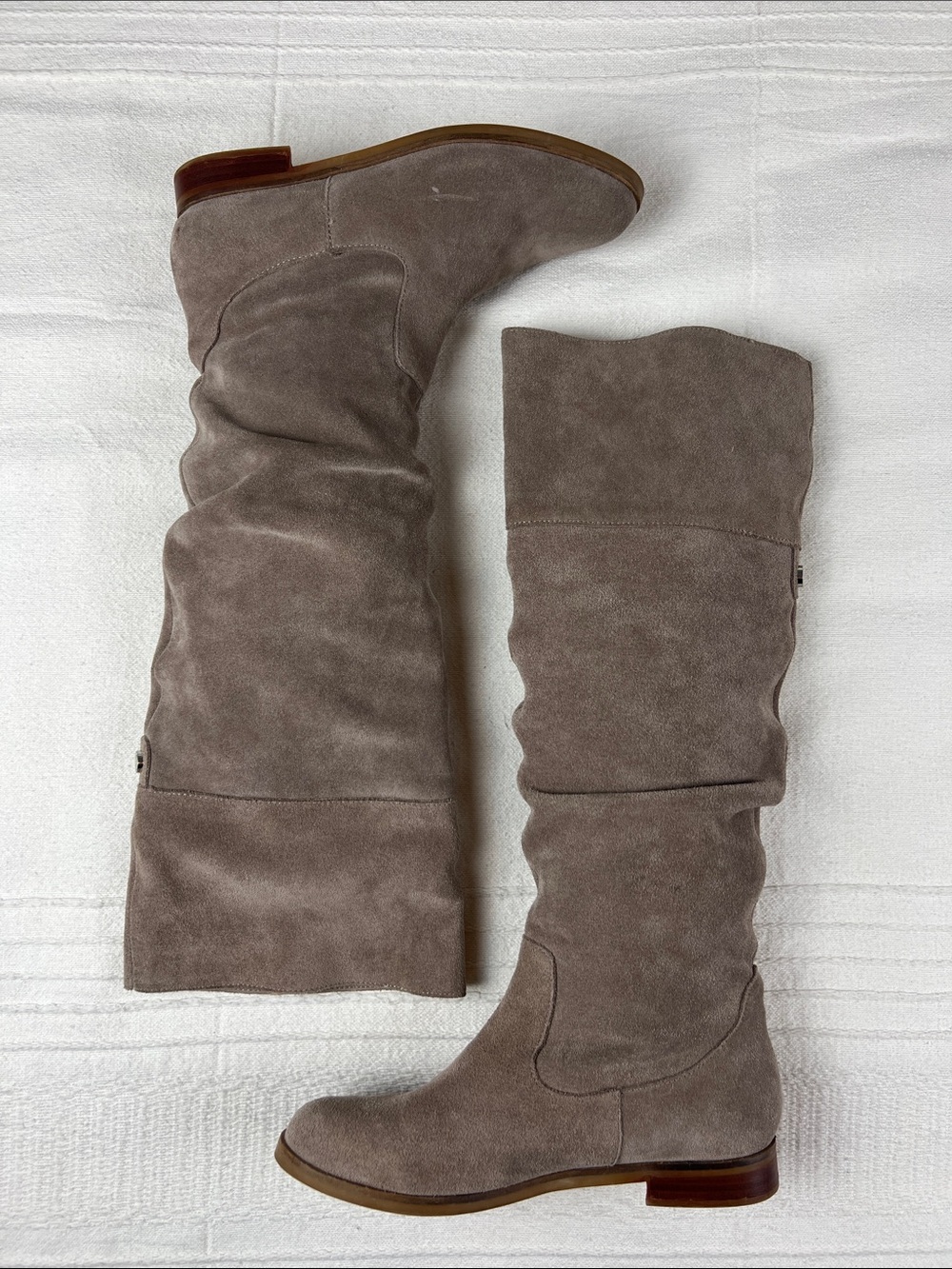Steve Madden Balen Taupe Suede Knee-high Boots